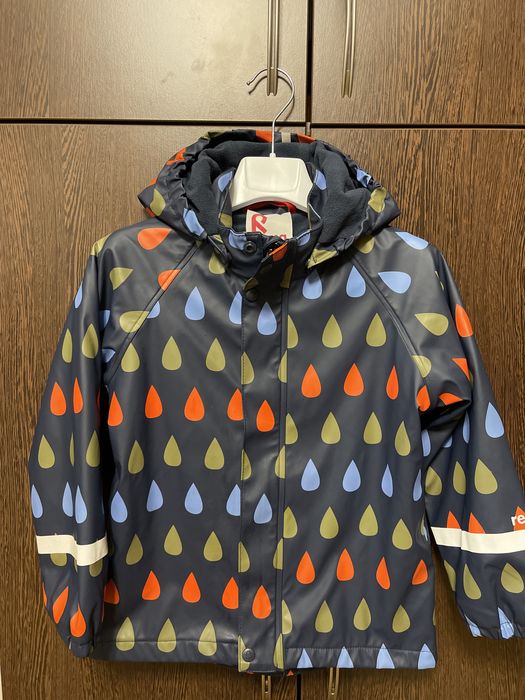 Детская куртка дождевик на флисе REIMA (Finland)