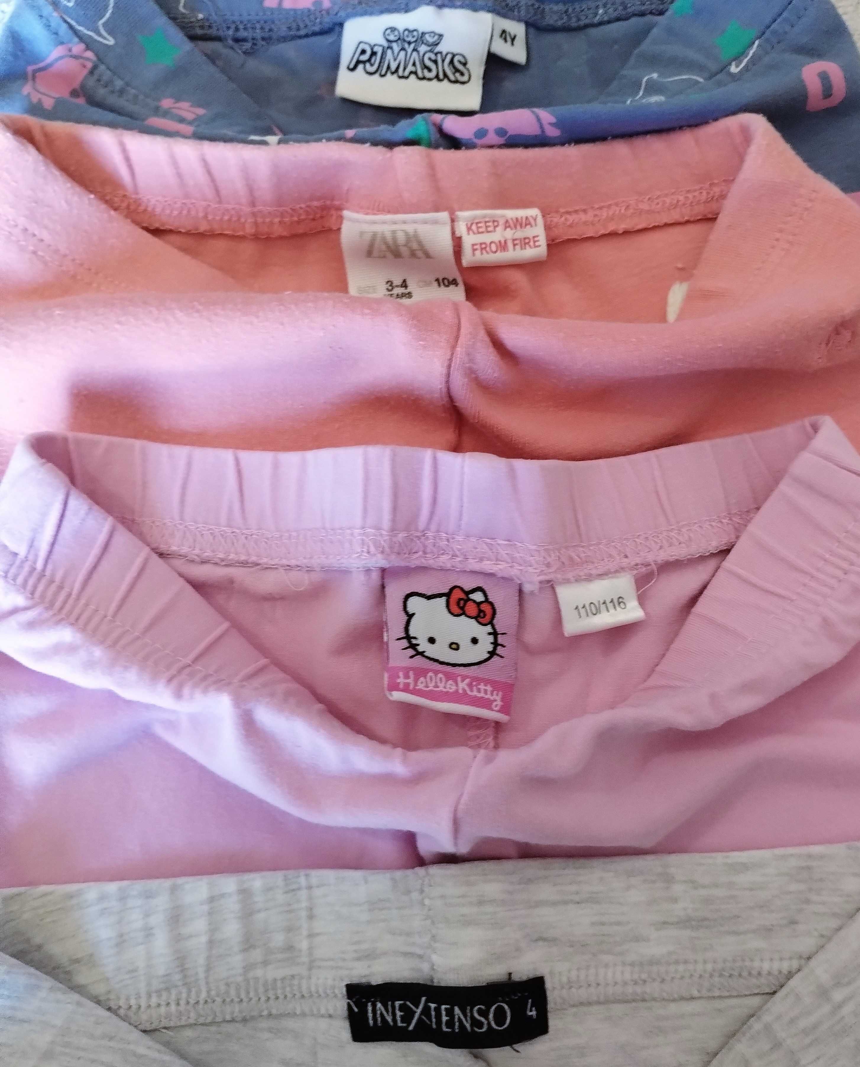 Conjunto 4 Calças Leggings Menina 4 Anos