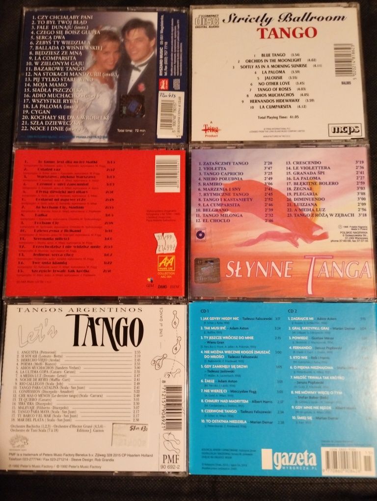 Płyty CD z tangami