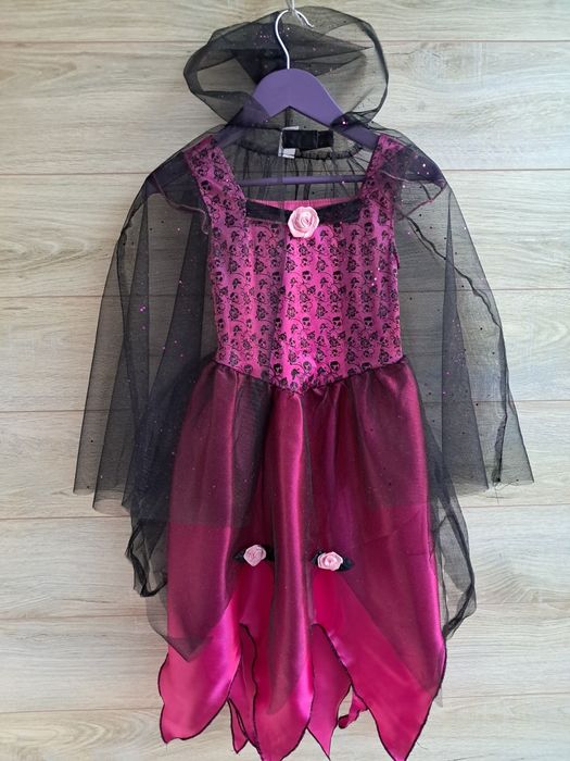 Резерв платье ведьмочки волшебницы хеллоуин 7-8л костюм хеллоуин