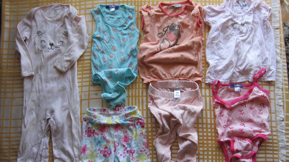 Детские вещи на  девочку 1-1,5 годика