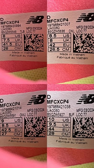 New Balance FuelCell v4 оригінал кросівки 41-42-43-44 нові MFCXCP4
