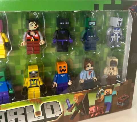 Zestaw figurek Minecraft 20 szt ludziki klocki MyWorld World my