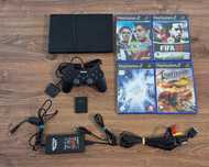 Konsola PlayStation 2 Slim PS2 SCPH-77004 + Gry ZESTAW