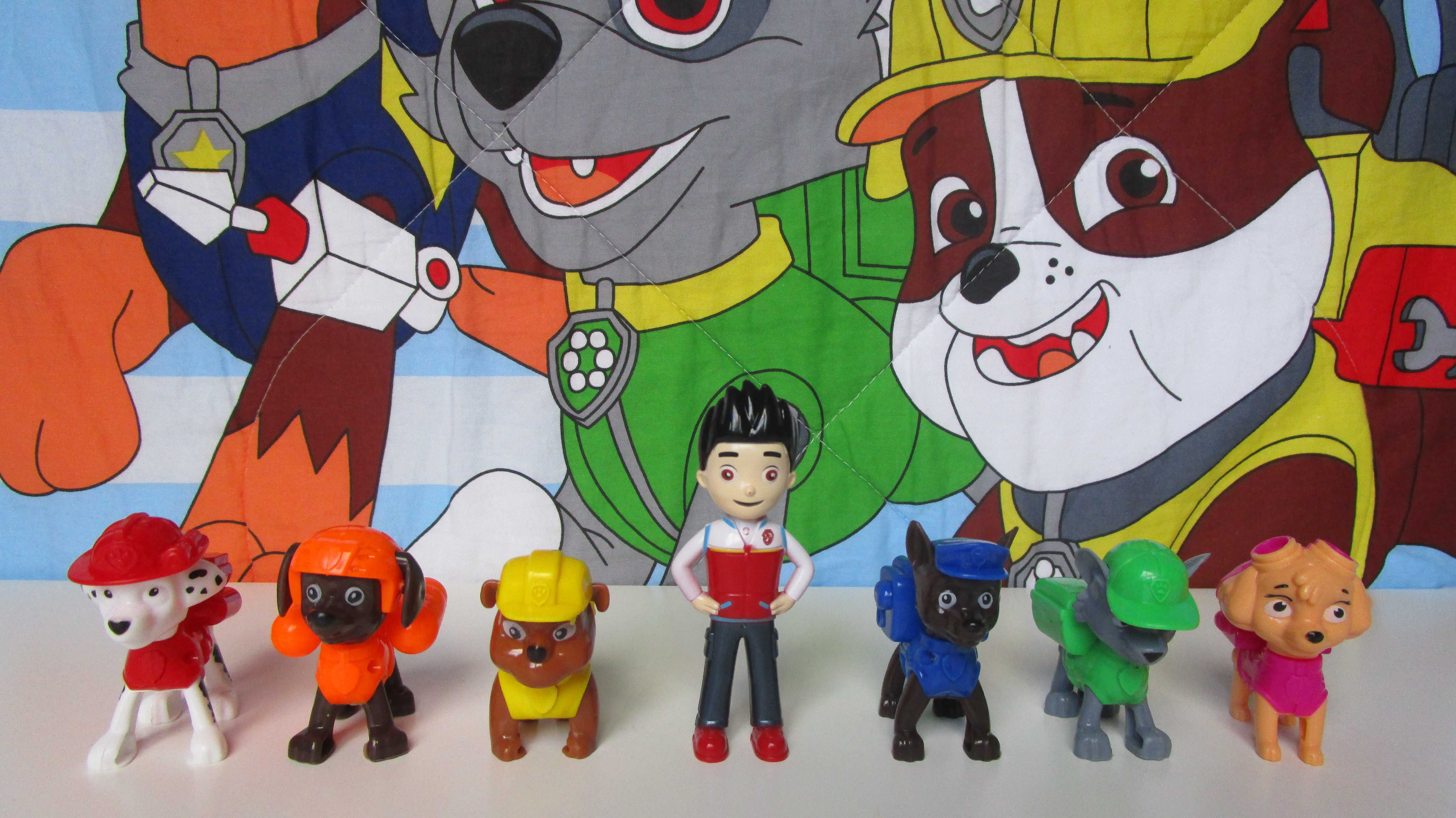 Conjunto de 6/7 Figuras/Toppers Originais - Patrulha Pata / PAW Patrol