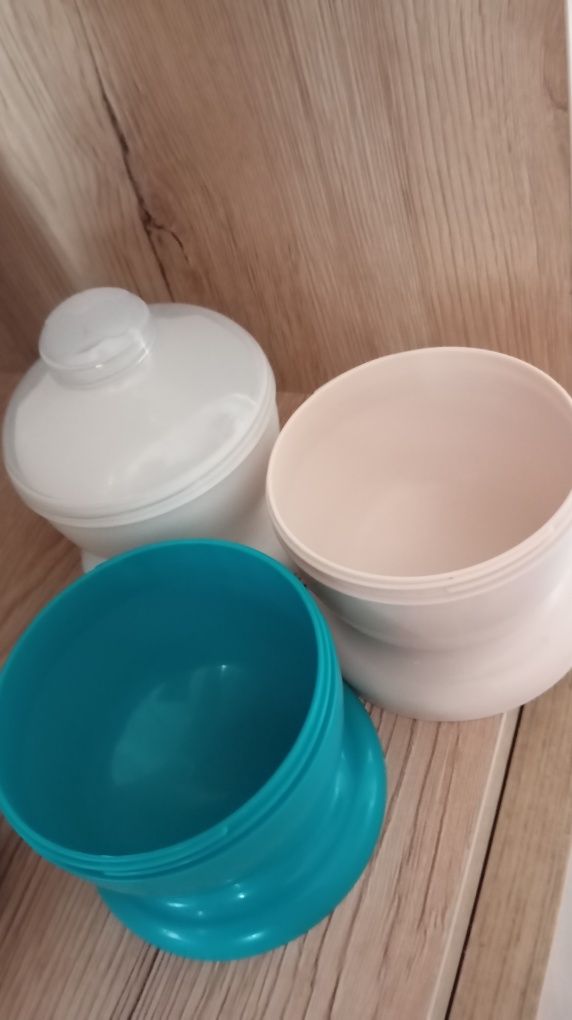 Trzyczęściowy pojemnik na mleko w proszku Termo baby