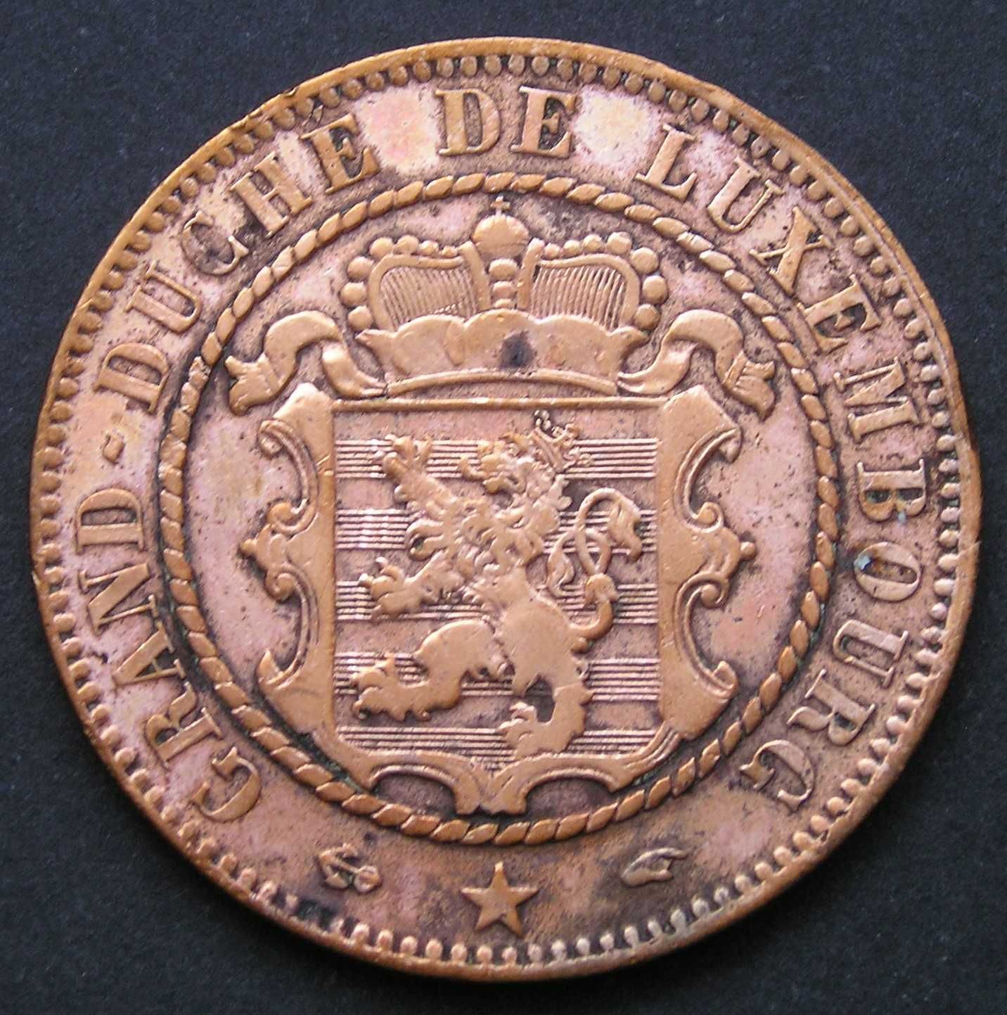 Luksemburg 10 centimes 1860