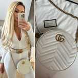 Kremowa torebka Gucci GG Marmont Crossbody Bags Vitkac Vintage