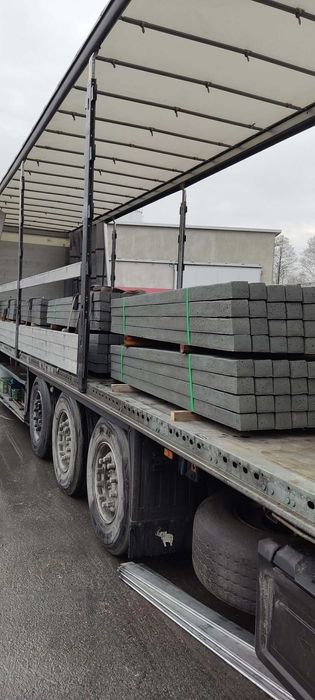 Słupki betonowe ogrodzeniowe i ogrodnicze - 200-350cm TRANSPORT