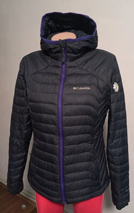 Жіночий мікропуховик, пуховик COLUMBIA POWERFLY 800FP. Розмір М.