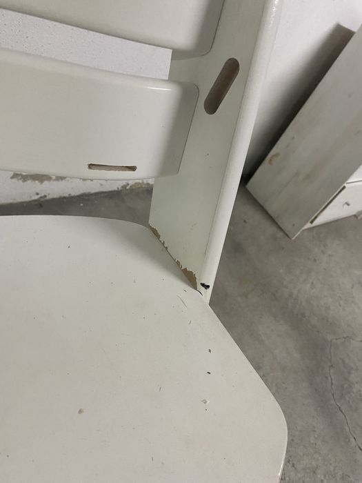 Cadeira de Refeição KINDERKRAFT branca (49x43x73 cm - até 35 kg)