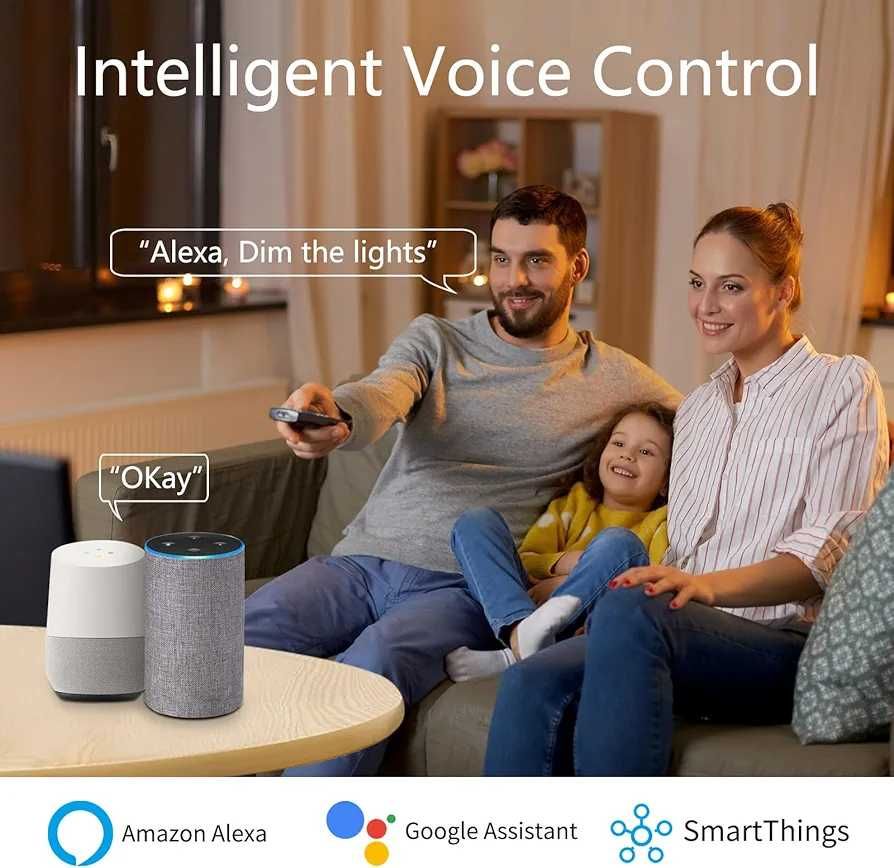2 Żarówki LED Wi-Fi Smart G9,kompatybilne z Alexa/Google Home, A26