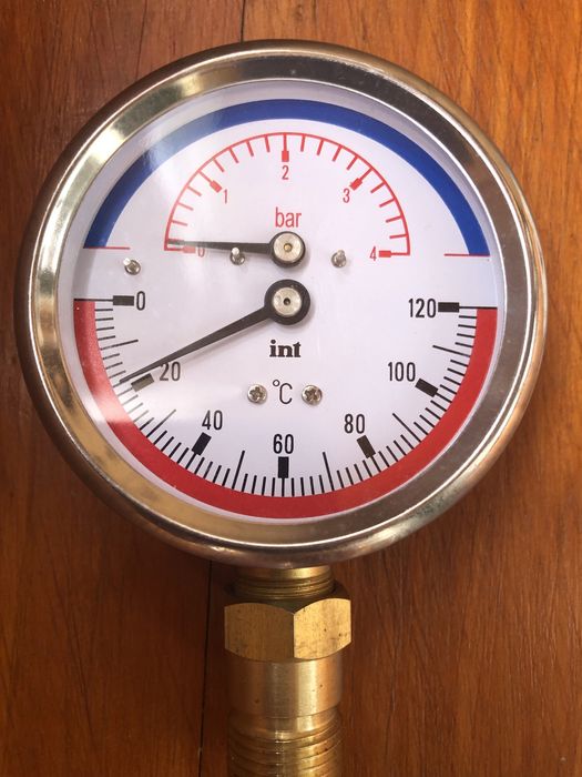 Термоманометр для тиску та температури