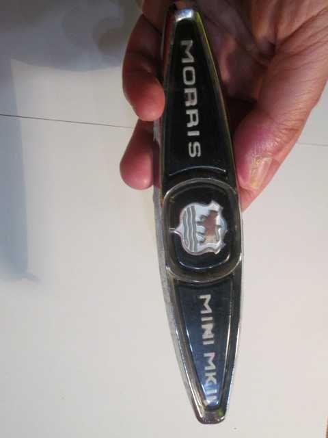 Emblema grelha carro Morris Mini MK II