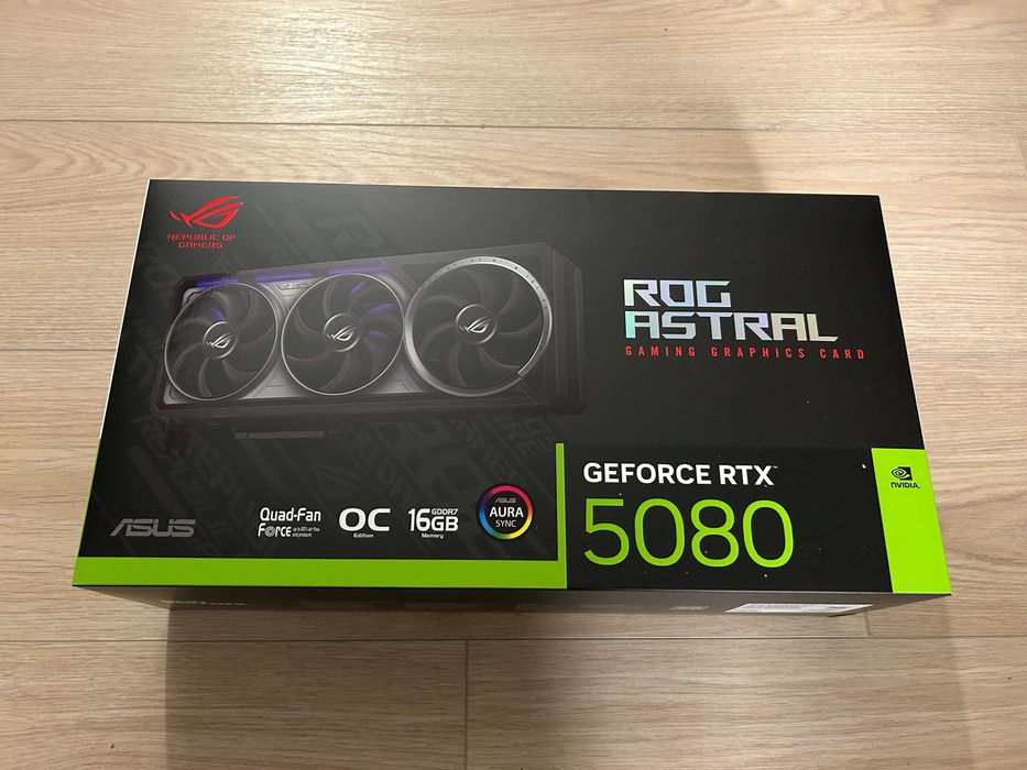 RTX 5080 16GB OC asus ROG astral selada + jogo