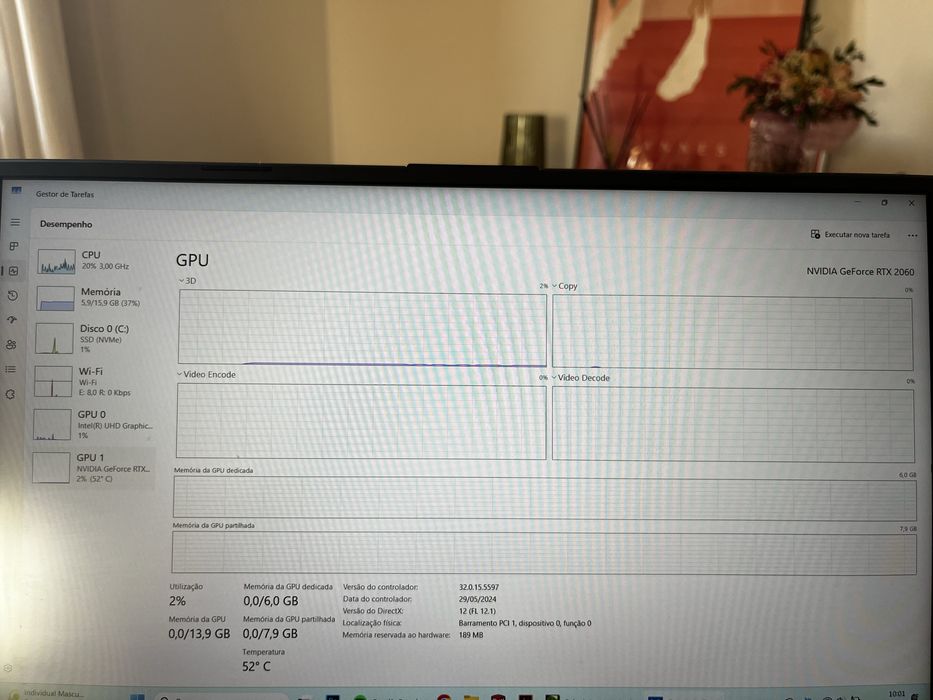 **PC Gaming RoG i7 com Nvidea Geforce RTX**