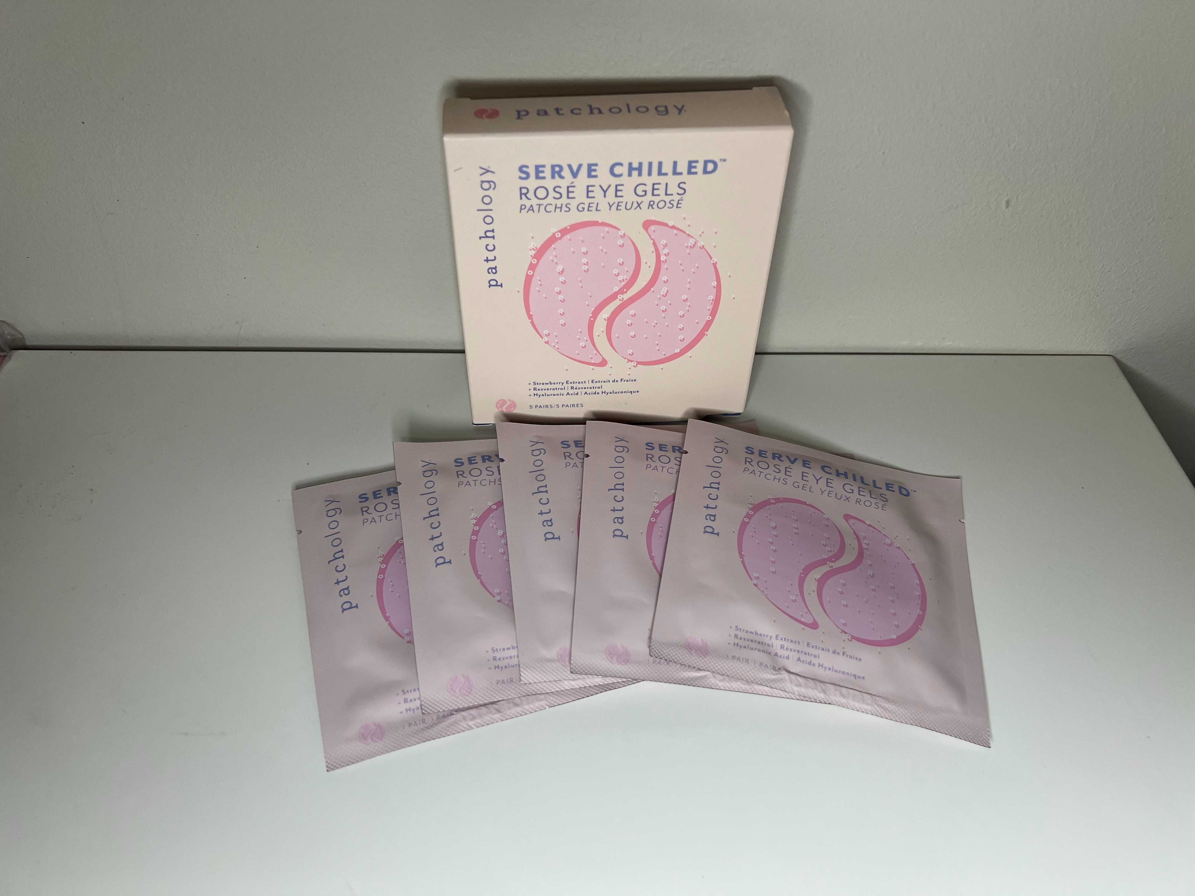 PATCHOLOGY Serve Chilled – Żelowe płatki pod oczy rosé nowe 10szt