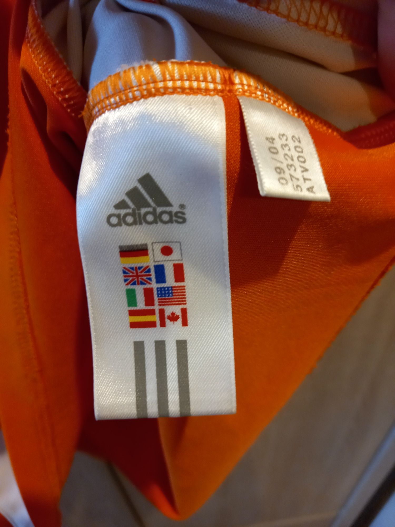 Koszulka męska Adidas XL pomaranczowa