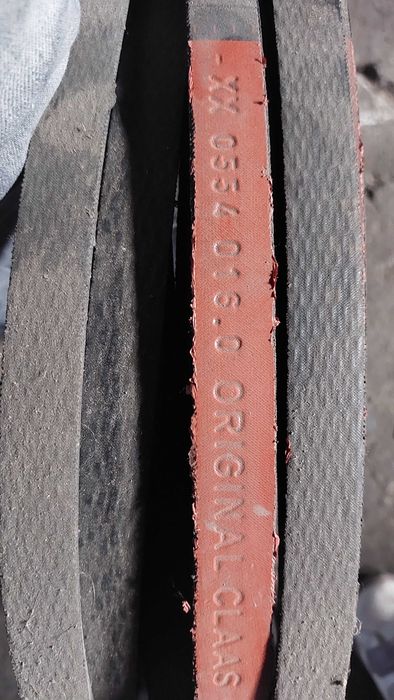 Pasy napedu hedera Claas Tucano 420  320  430 440 cześci claas