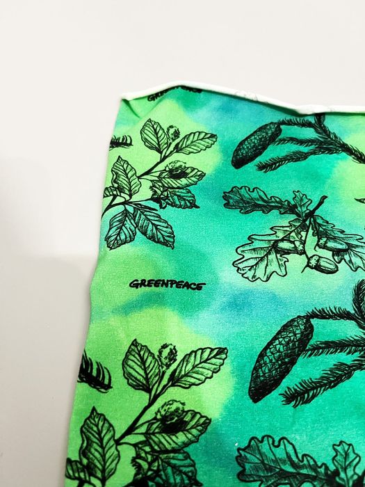 Greenpeace zielona bandana nowa