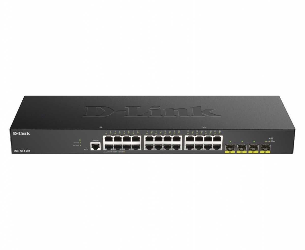 Switch D-Link DGS-1510-28X smart 28 portów