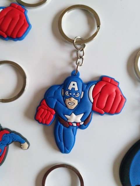 Porta-chaves super-heróis batman superman capitão américa spiderman