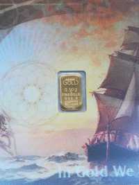 Barra de Ouro 0,10g 999 (24kt) Certificado e Selado