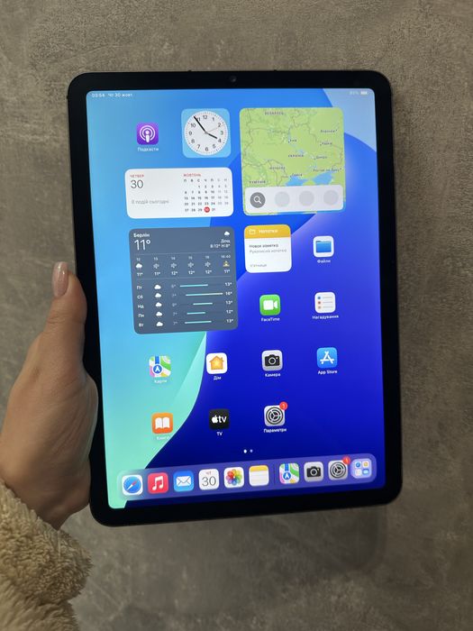 iPad Air 4 (2020) Wi-Fi + Cellular, 256 GB, Space Gray в ідеал стані