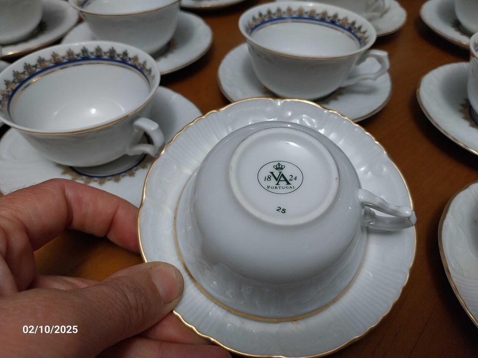 serviço de café da Vista Alegre