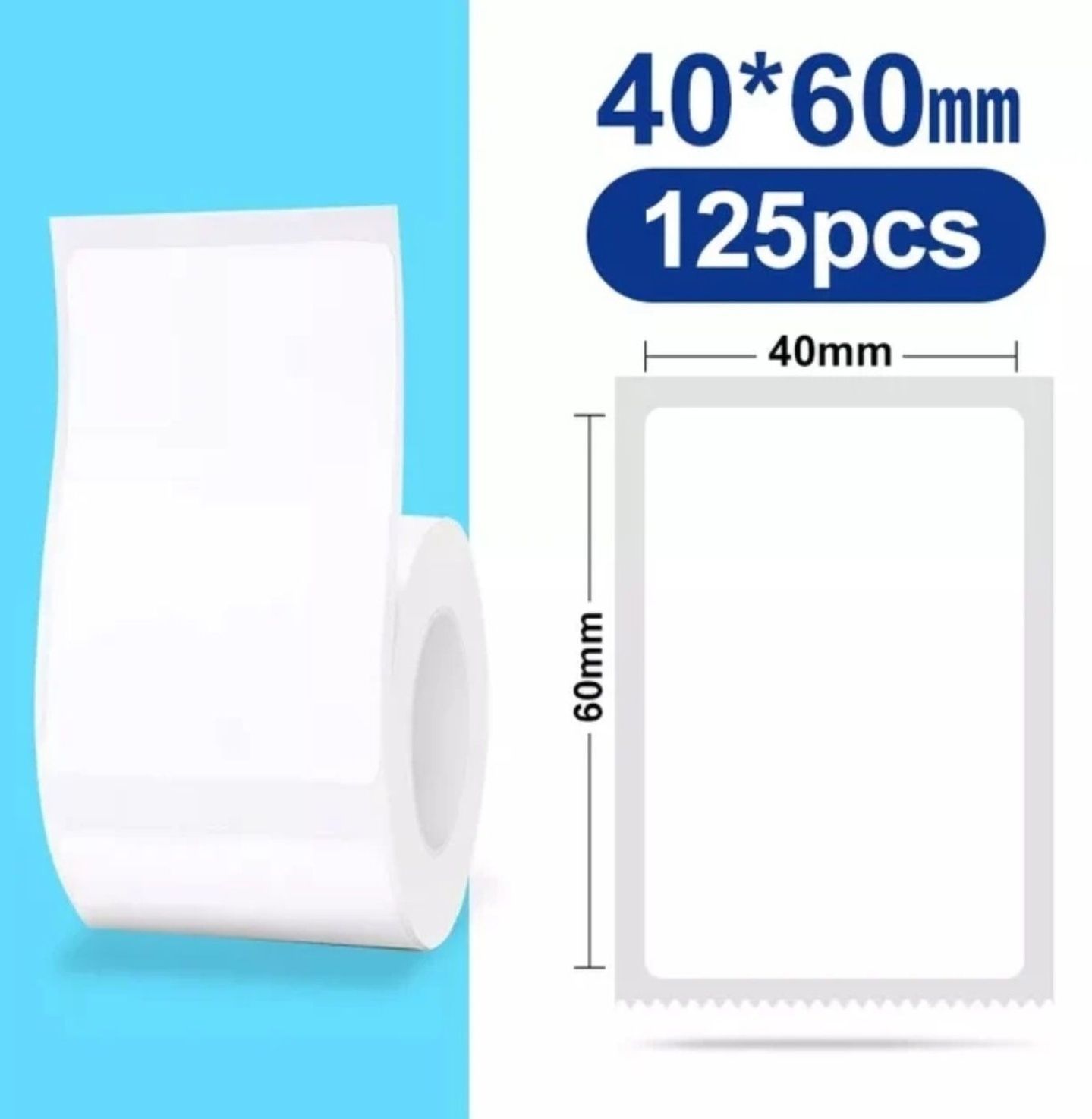 Етикетки для принтера NIIMBOT різних розмірів white  FOR B1/B21/B3S