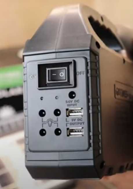 Аккумуляторный фонарь павербанк для блекауту / Лихтар з лампами