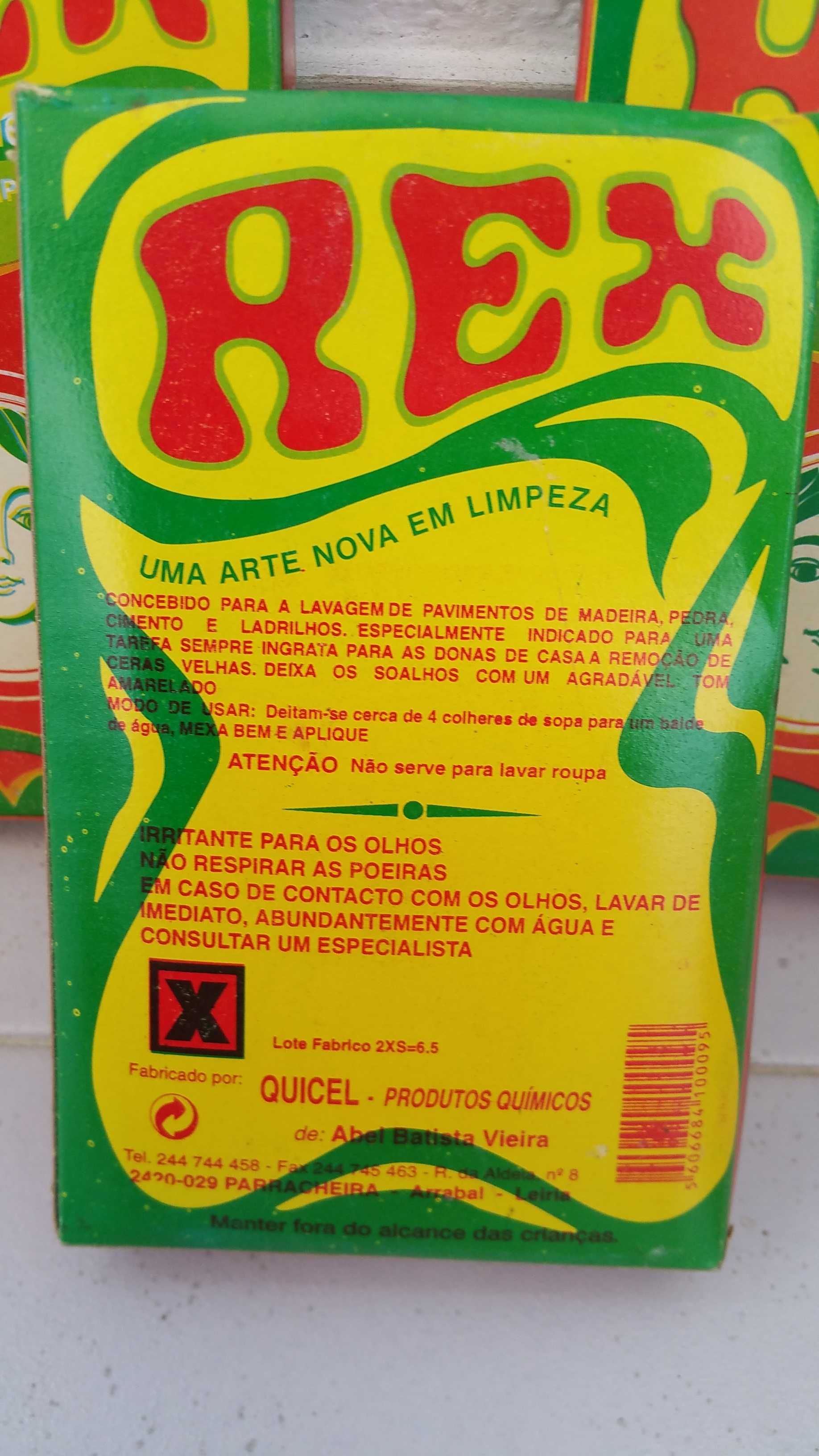 Detergente REX para lavagem de diversos pavimentos (30 pacotes).