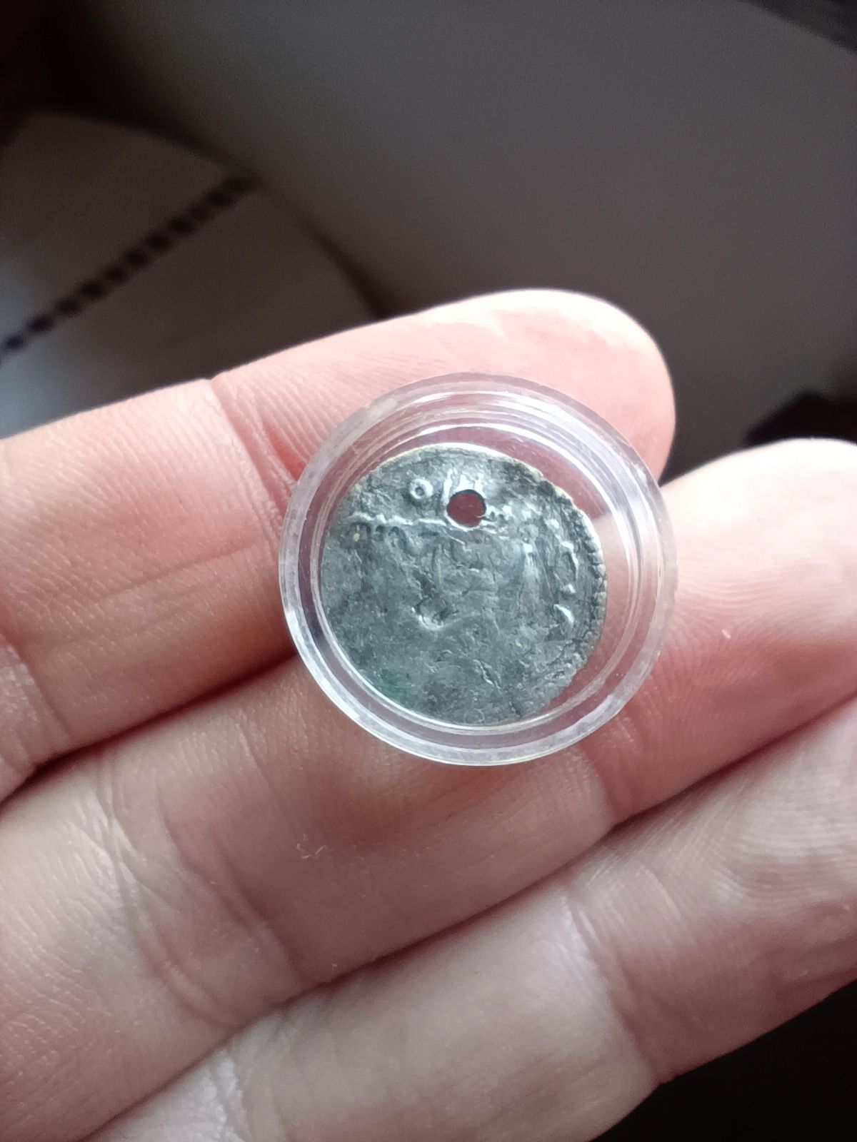 Moeda medieval em prata