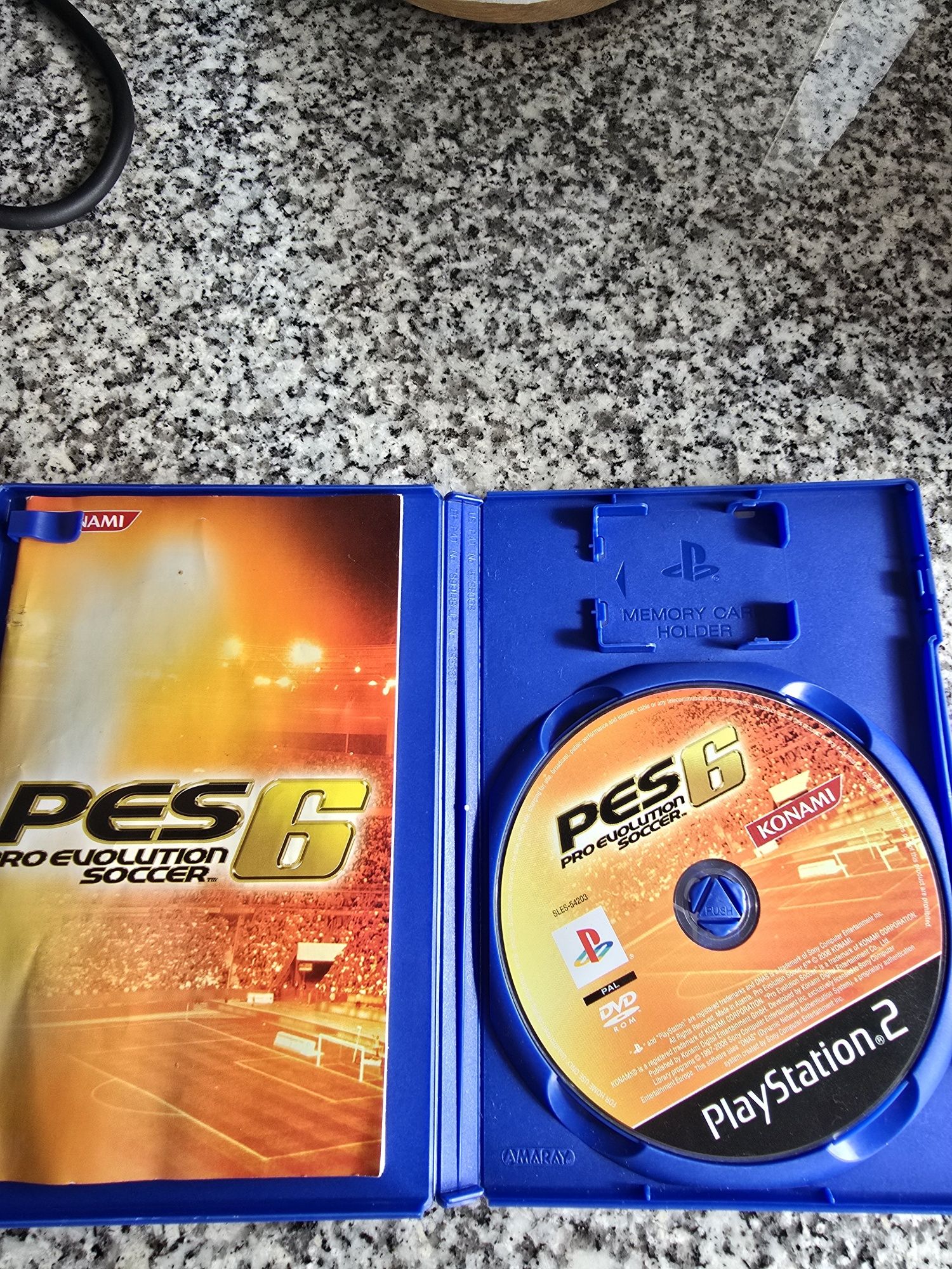 PES 2006 para PS2 | Com manual, usado