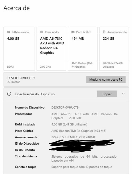 Dell All-in-one 21,5 Full HD