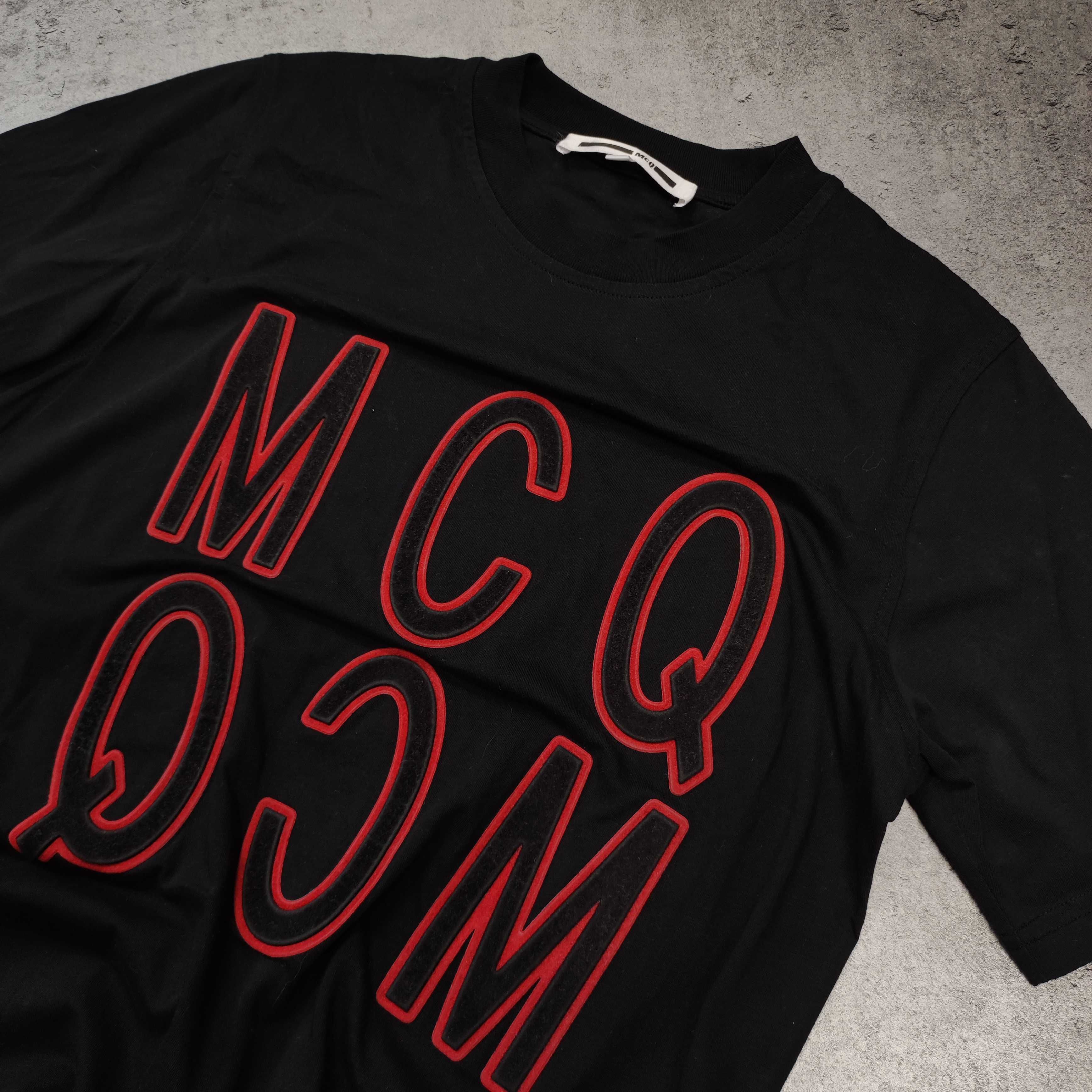 MĘSKA Koszulka PREMIUM Luxury MCQ Alexander McQueen Duże Logo Klasyk