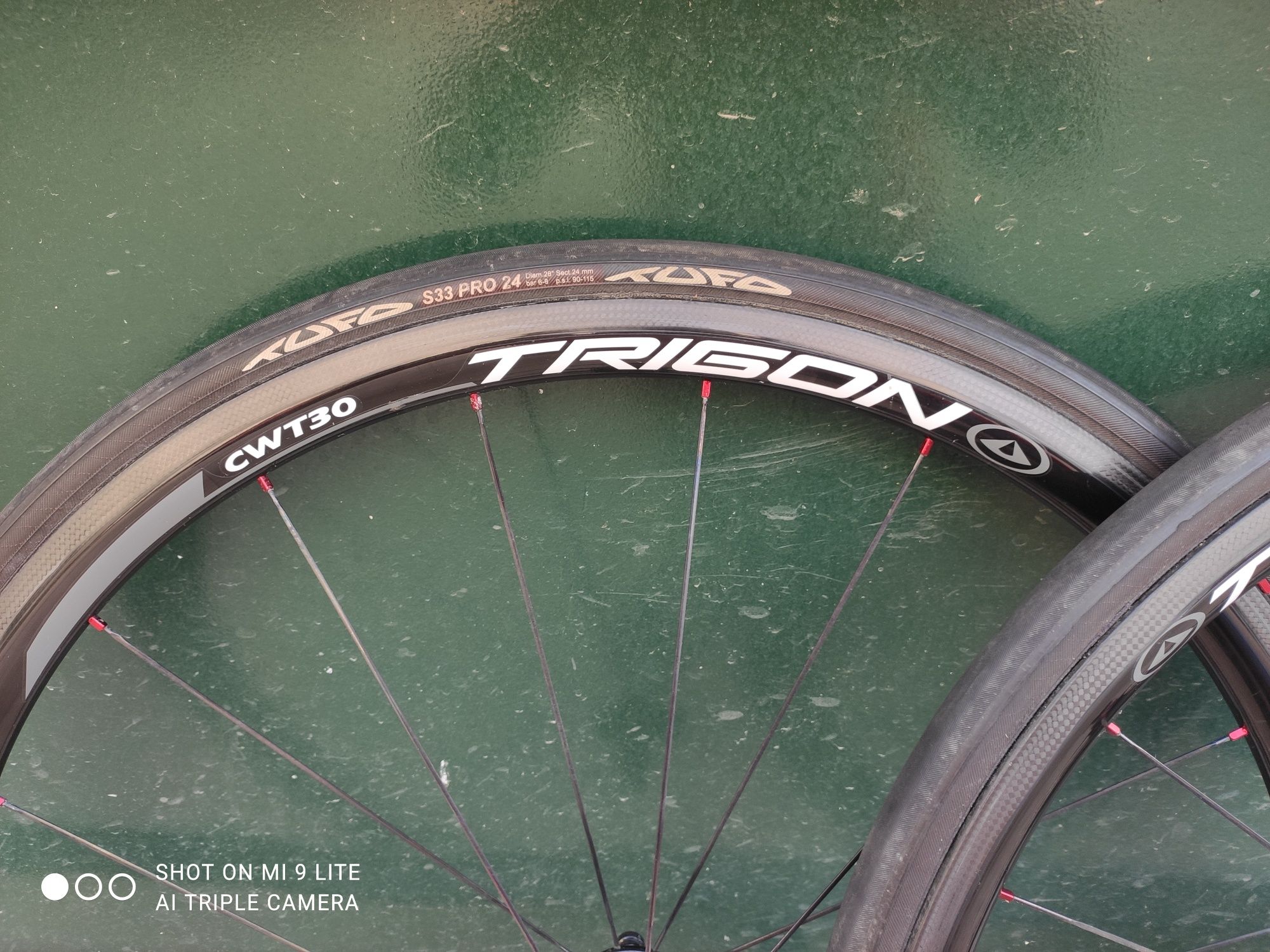 Trigon CWT30 Rodas Carbono imaculadas