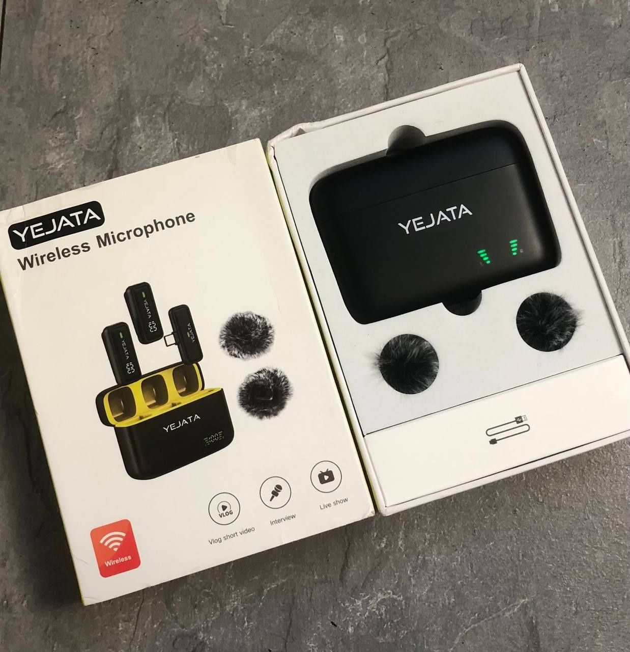 Беспроводная микрофонная система YEJATA Wireless Microphone, модель K6