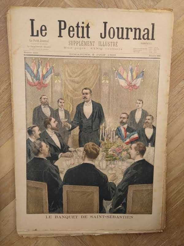 jornal: Le Petit Journal, várias edições de 1895 a 1905