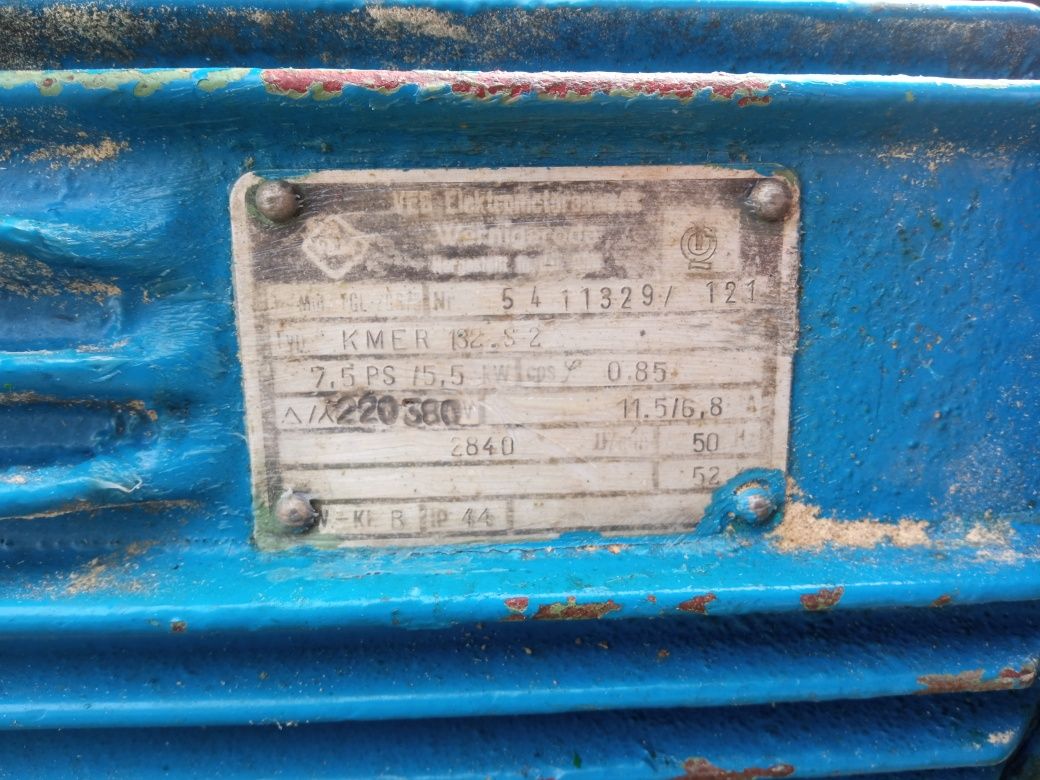 Silnik elektryczny 5,5kw piła krajzega maszyny stolarskie