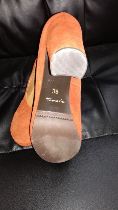 Tamaris buty damskie skórzane-zamsz  rozmiar 38