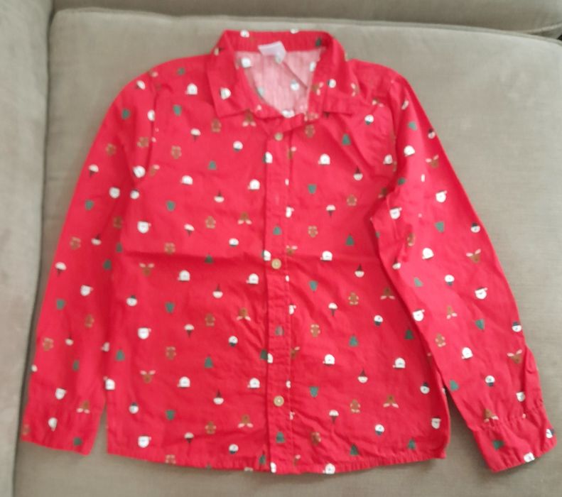 Koszula świąteczna chłopięce 128