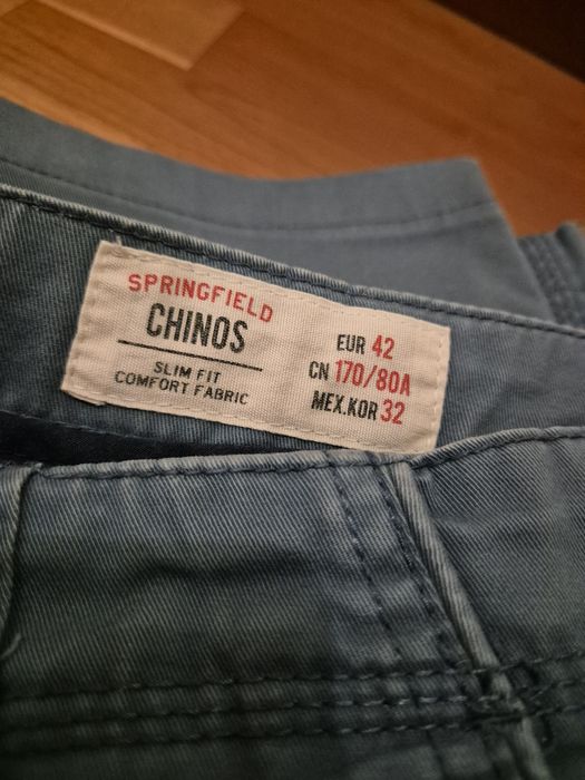 4 Pares Calças Chinos