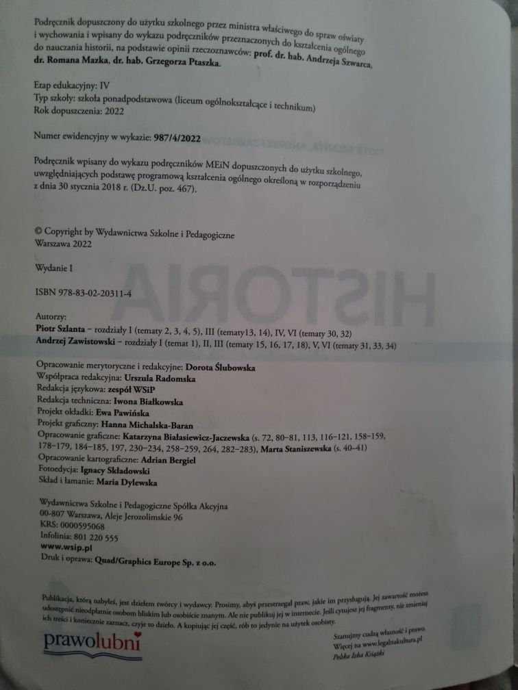 Historia 4 poziom podstawowy