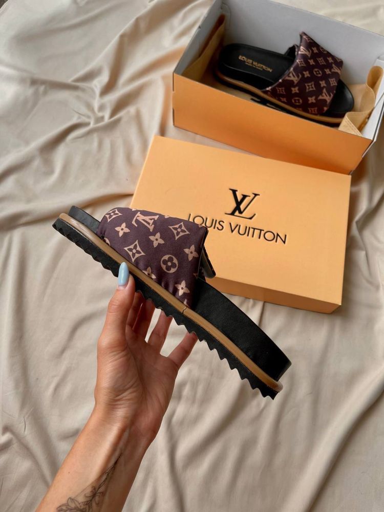 Klapki Louis Vuitton Velcro Strap Premium