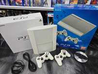 Konsola Playstation 3 PS3 Super Slim 500GB Classic White Biała 2 pady