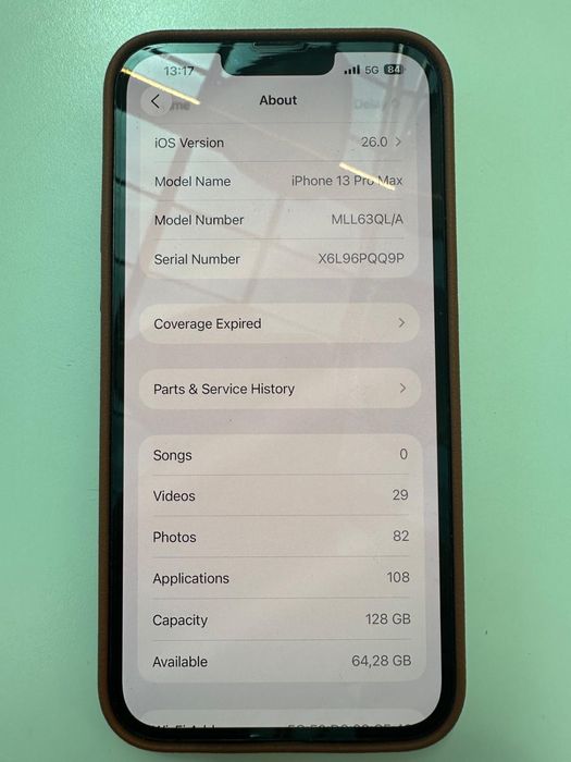 iPhone 13 pro max 128gb Cinza