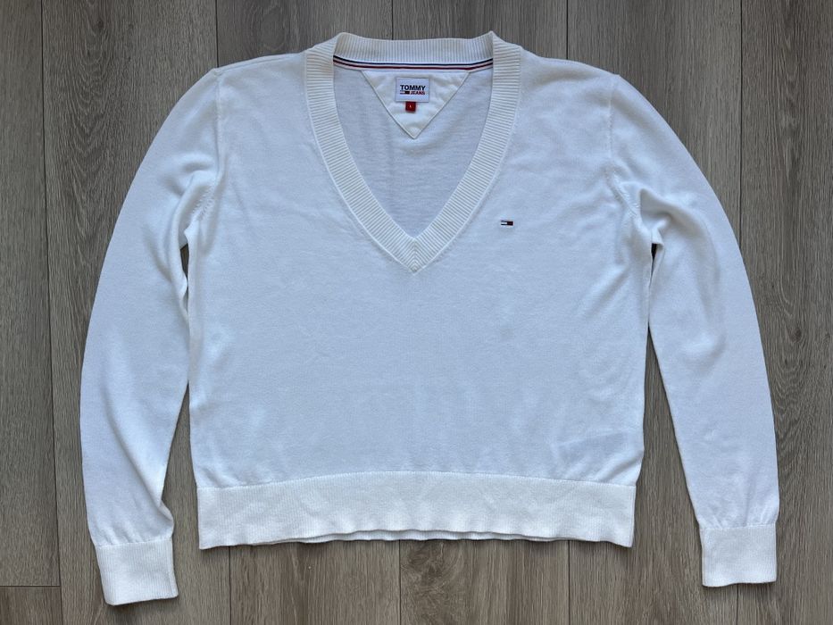 Котоновий тонкий светрик Tommy Hilfiger Jeans