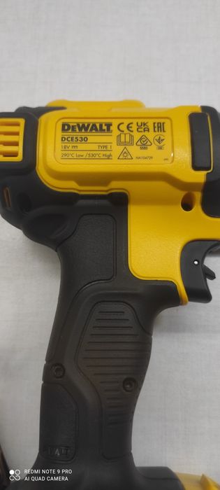 Акумуляторний будівельний фен DEWALT DCE530B 20V