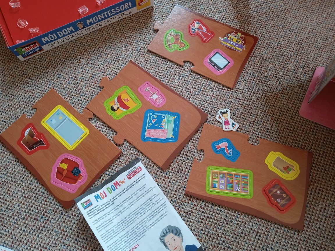 Gra edukacyjna Montessori Mój dom 3d Lisciani